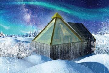 Фото номера Glass Pyramid Igloo Отель Aurora Pyramids &amp; Hotel Taivaanvalkeat г. Конгас 13